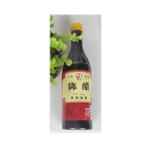 Chinese Aged Vinegar, 500ml on a clean white background