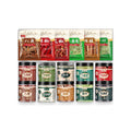 Chinese Dry Spice Assortment on a clean white background